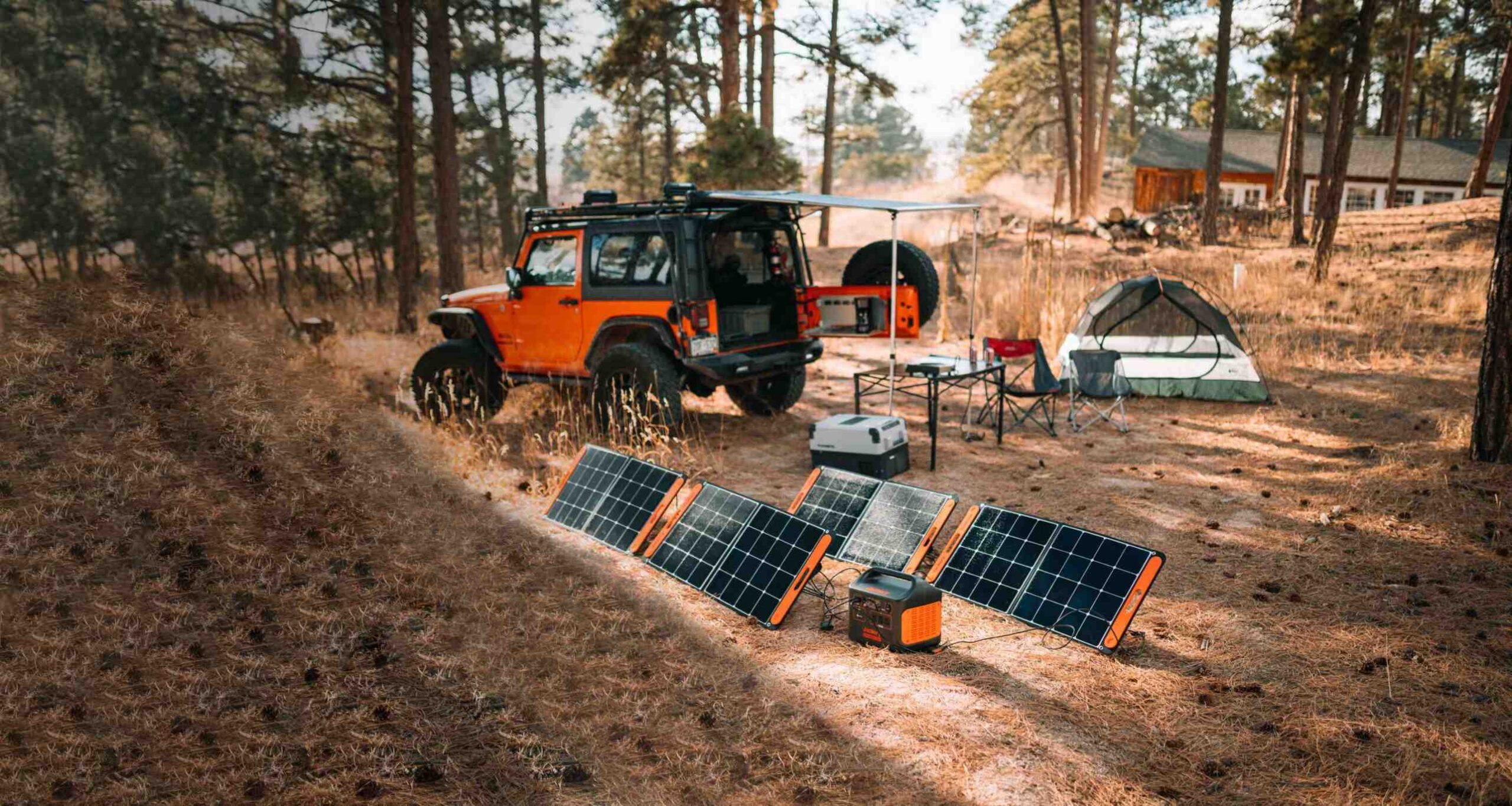 Jackery outdoor solar generators.